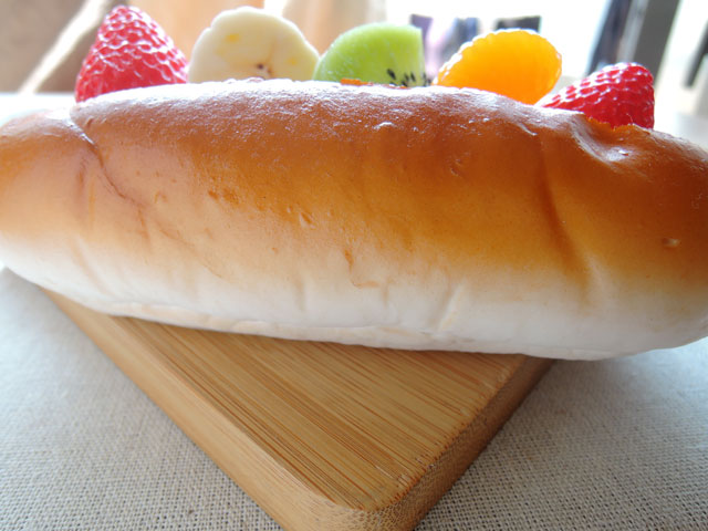 楽天市場】食品サンプル グッズ コッペパン フルーツミックス リアル