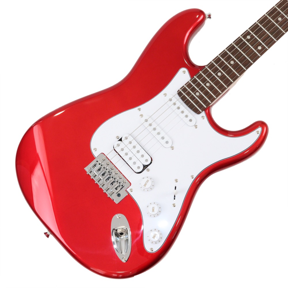 FERNANDES エレキギター パール レッド ストラトキャスタータイプ