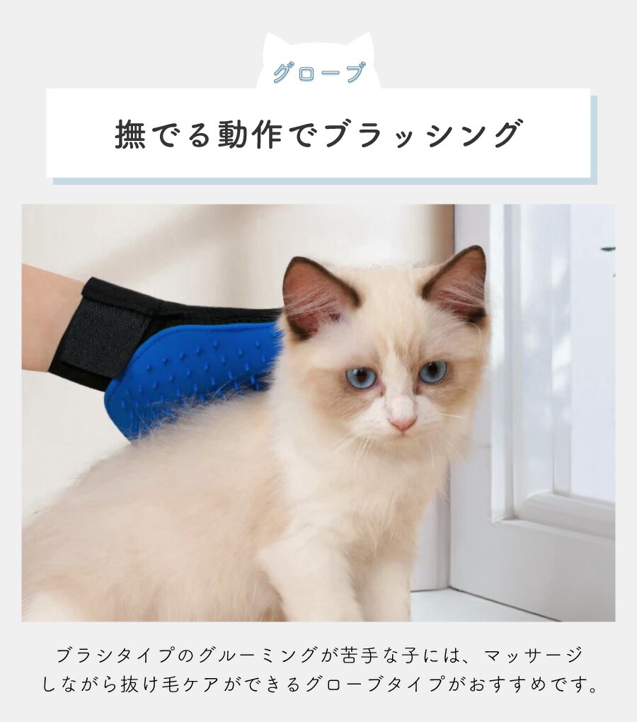 楽天市場】猫 爪切り 犬 ブラシ グルーミンググローブ 3点セット お