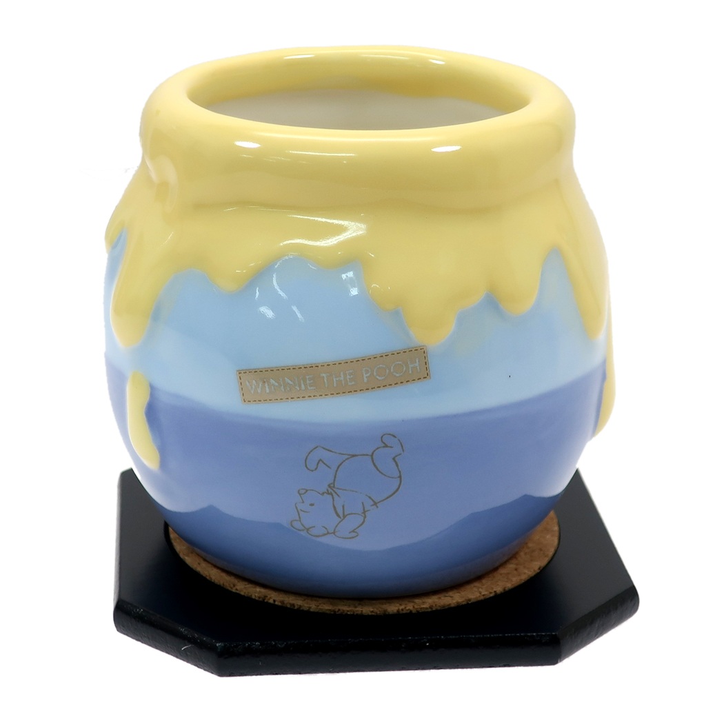 ⭕ 90s 陶器製 可愛い くまのプーさん ハニーポット ヴィンテージ