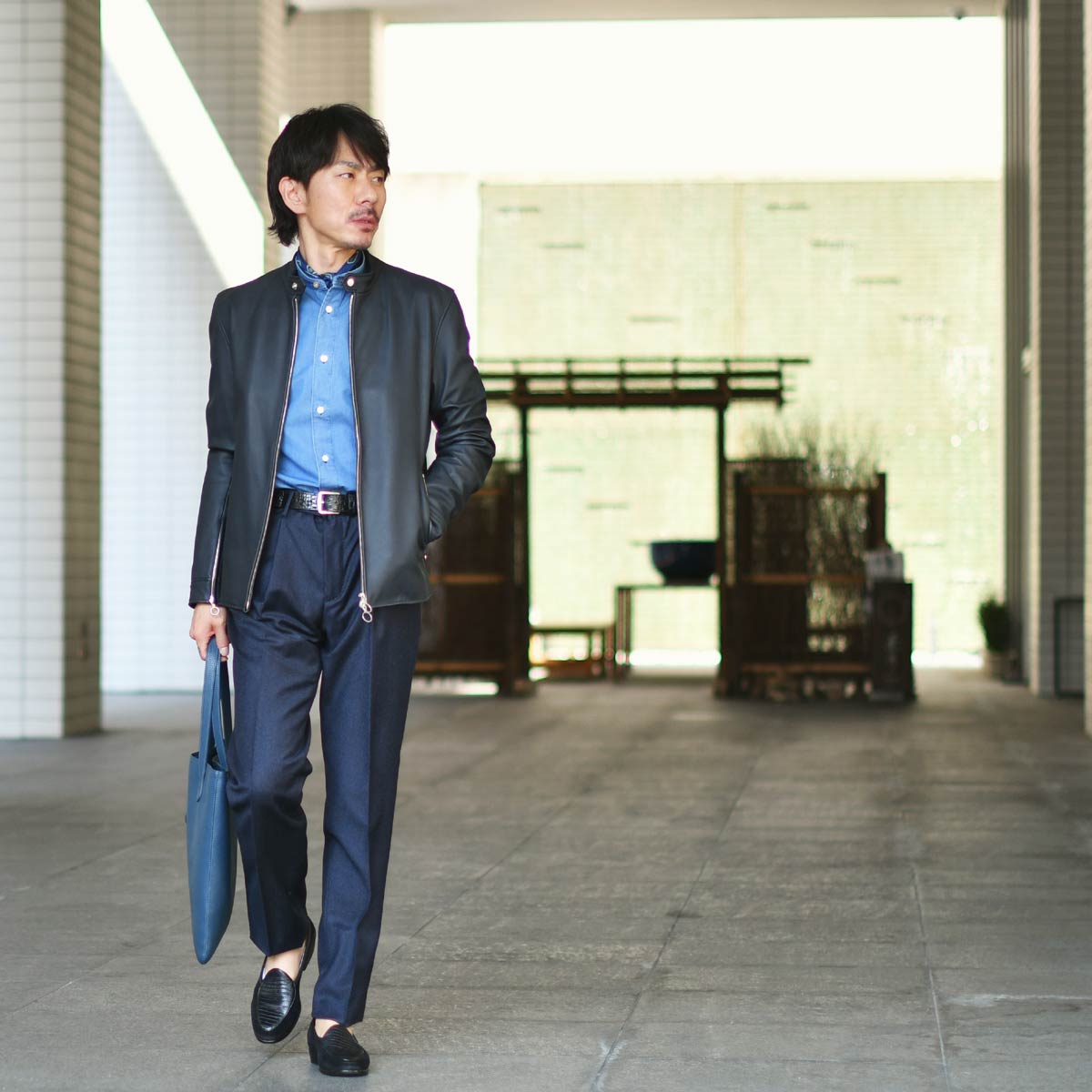 美品 セラファン バイカー 48 革ジャン ジャケット ライダース