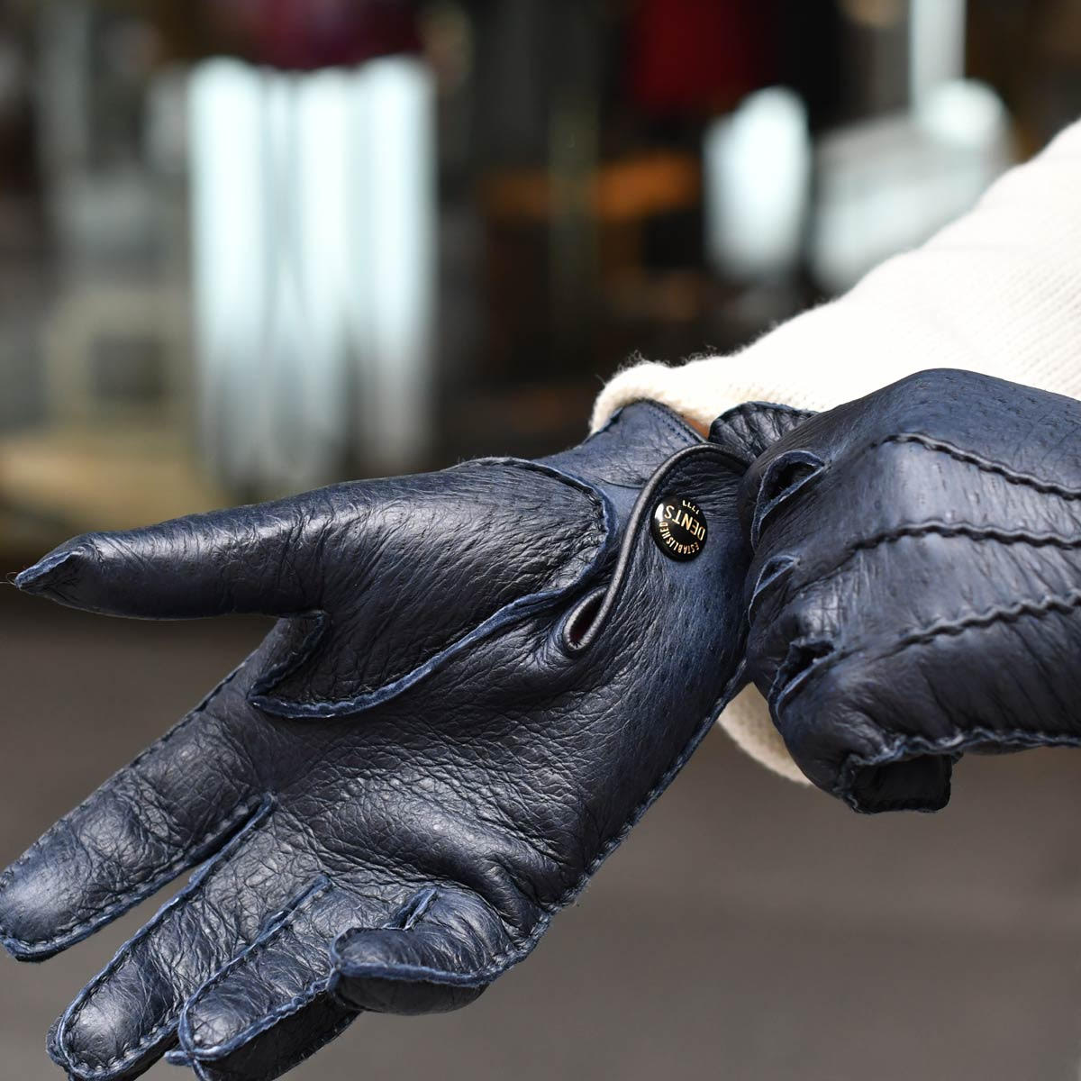 六*)様 DENTS デンツペッカリーグローブアンライニングサイズ7 手