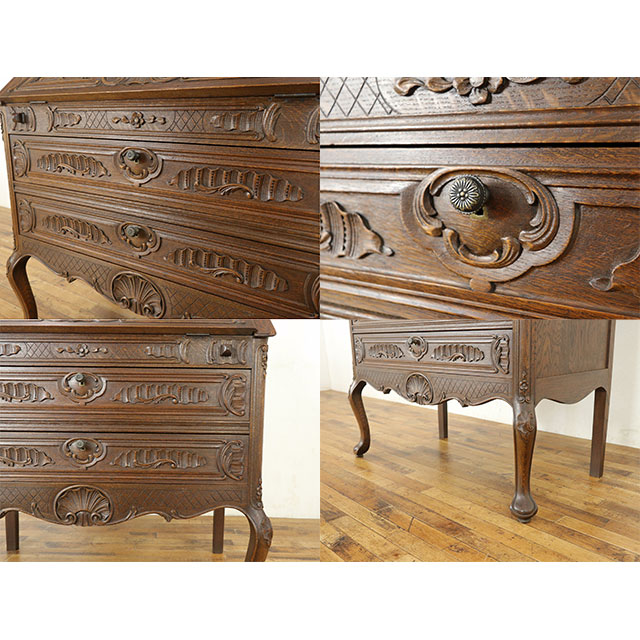 楽天市場】輸入家具 アンティーク ブックビューロー アンティーク