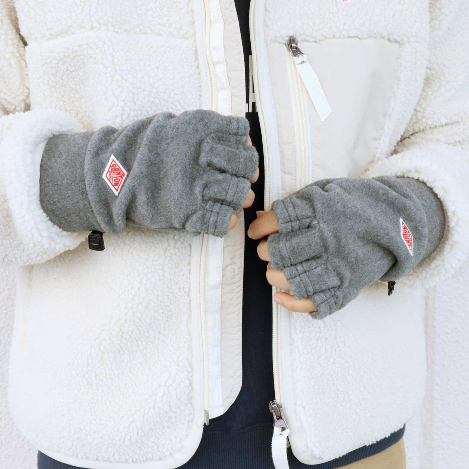 楽天市場】2025秋冬新作♪ ダントン フリース グローブ フィンガーレス