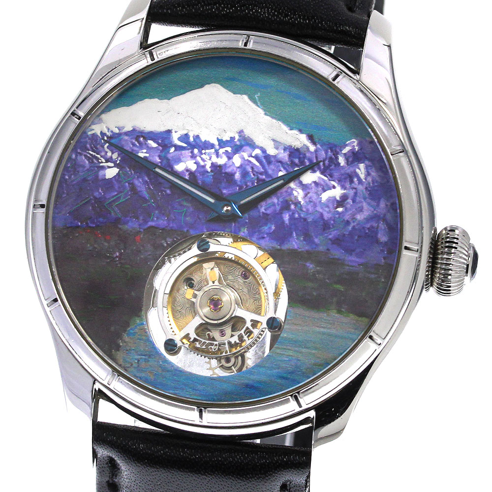 美品 T.Fukami 深見東州 晴天でキラキラしている自由と柴山潟 時計