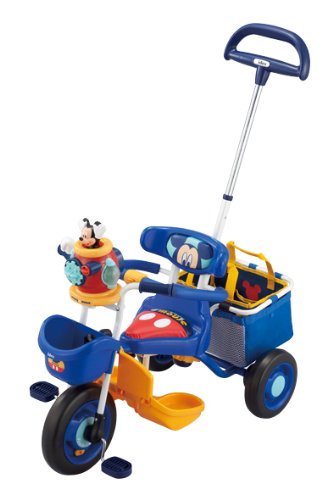 楽天市場】ポップンカーゴ三輪車 ミッキーマウス ブルー アイデス 新品