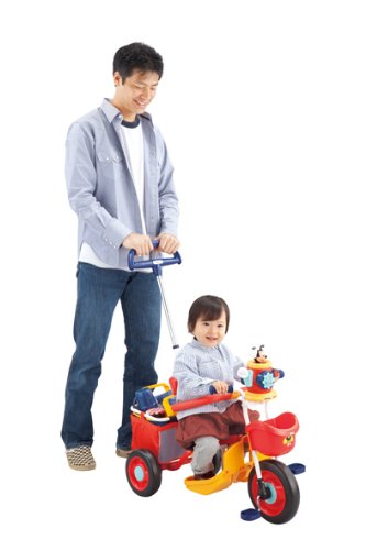 楽天市場】ポップンカーゴ三輪車 ミッキーマウス レッド アイデス 新品