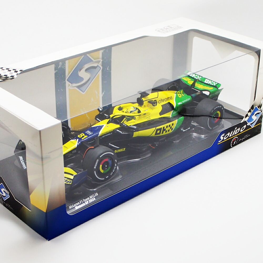 ソリッド 1/18スケール マクラーレン MCL38 オスカー ピアストリ 2024
