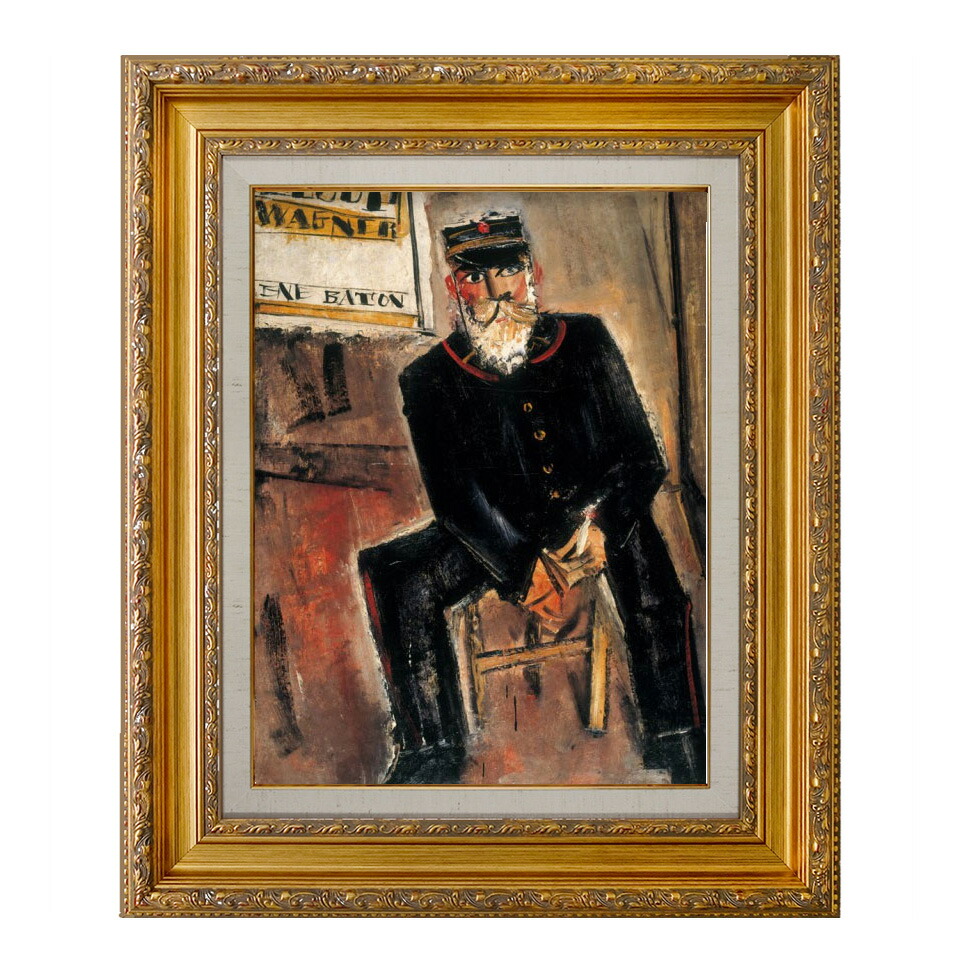 佐伯祐三、レストラン（オテル・デュ・マルシュ）、希少画集画、新品