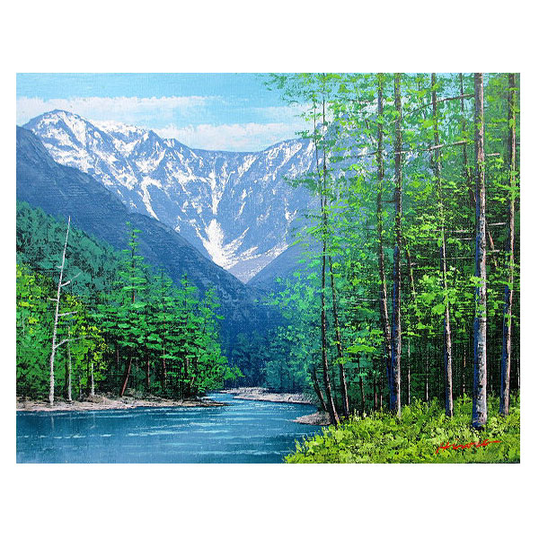 川越彌録 油絵 【公式通販】