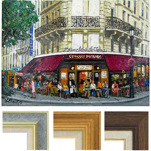 レストラン カフェ 油彩画 大きなサイズ お引取り大歓迎 レストラン