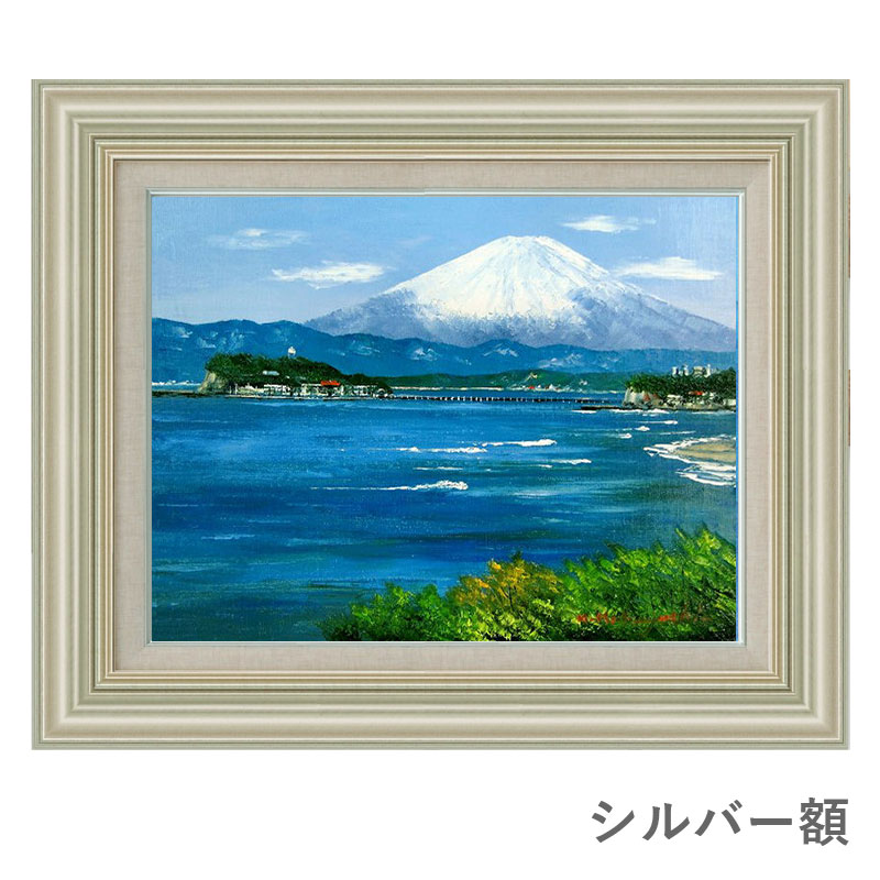 絵画 828 油絵/抽象画風/水面/波/F6号 絵画 828 油絵/抽象画風/水面/波