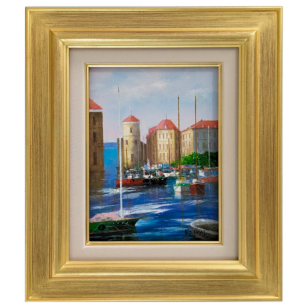 旅立ちの時☆アクリル画☆50号☆額付き