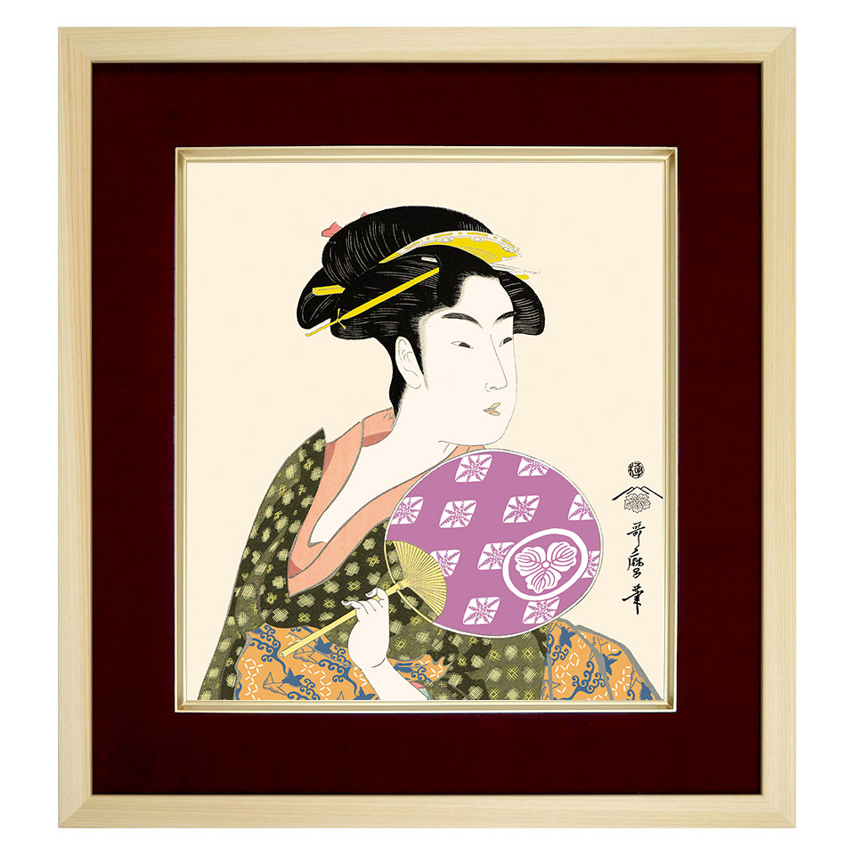 浮世絵 喜多川歌麿 木版画 7枚 まとめて 美人画 錦絵 浮世絵 美人画