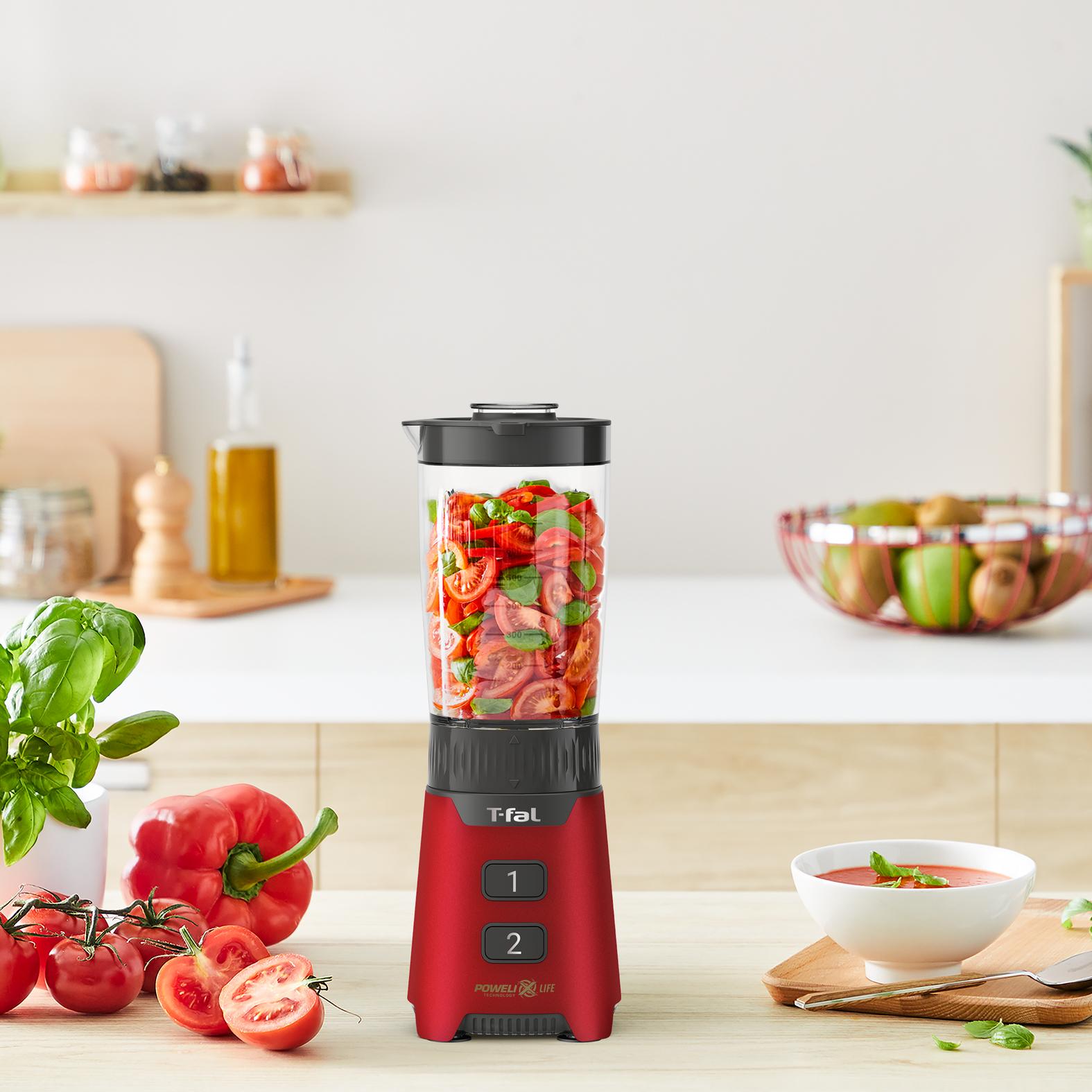 T-fal ミックスアンドドリンクネオ ルビーレッド BL13C5JP T−FAL