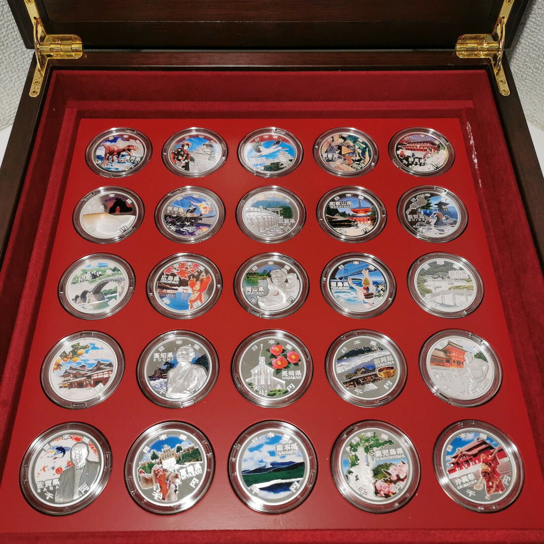 収納BOXのみ】地方自治法施行60周年記念 千円銀貨幣Aセット 収納ケース