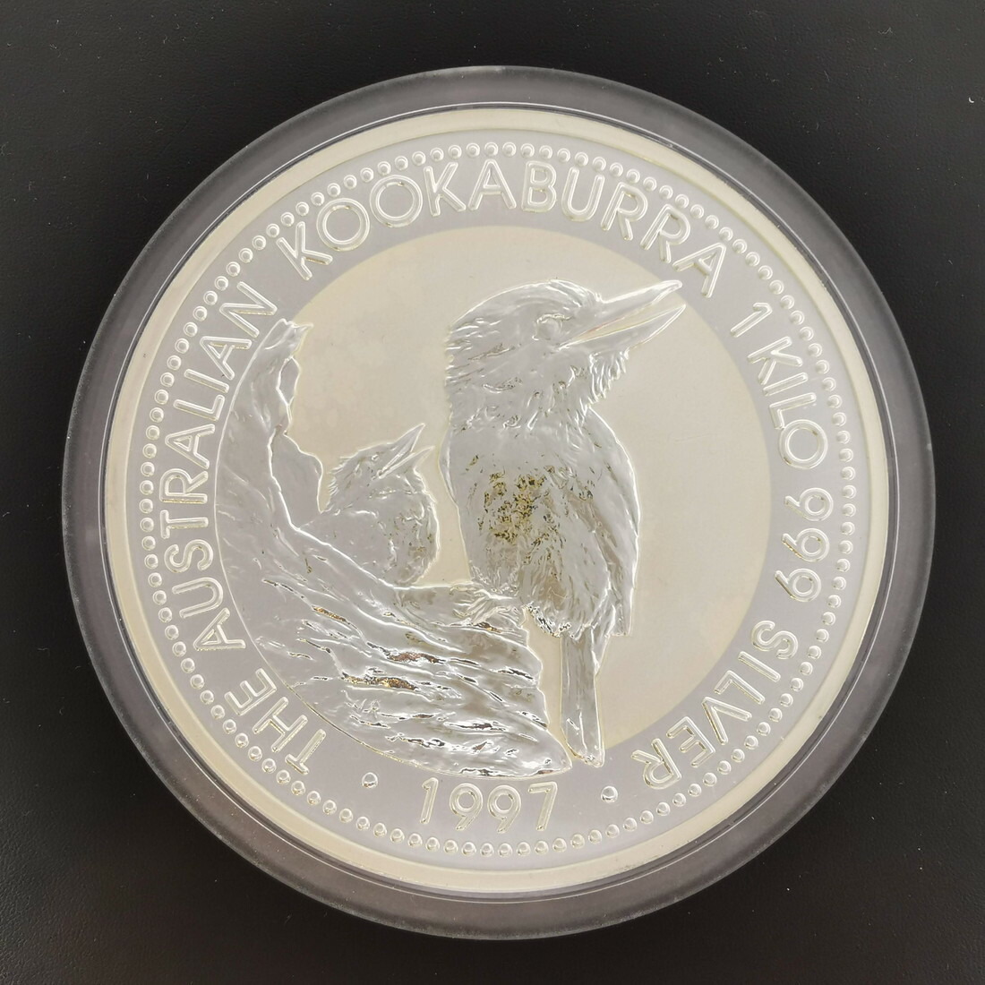 楽天市場】オーストラリア 30ドル銀貨 1997年 1キロ 銀貨 カワセミ