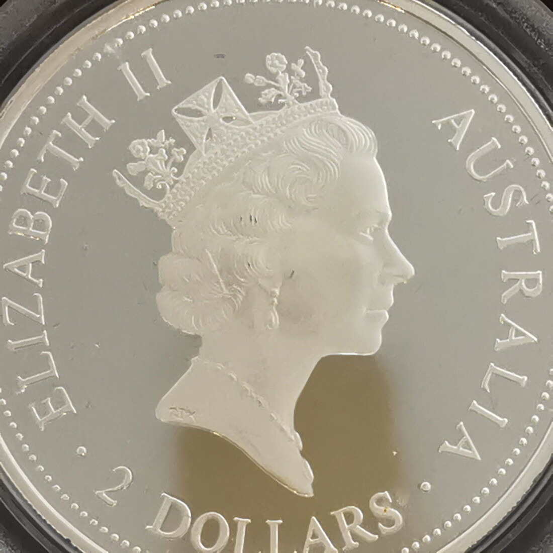 オーストラリア大型銀貨】（カワセミ 1995年 2オンス，62g純銀 プルーフ）