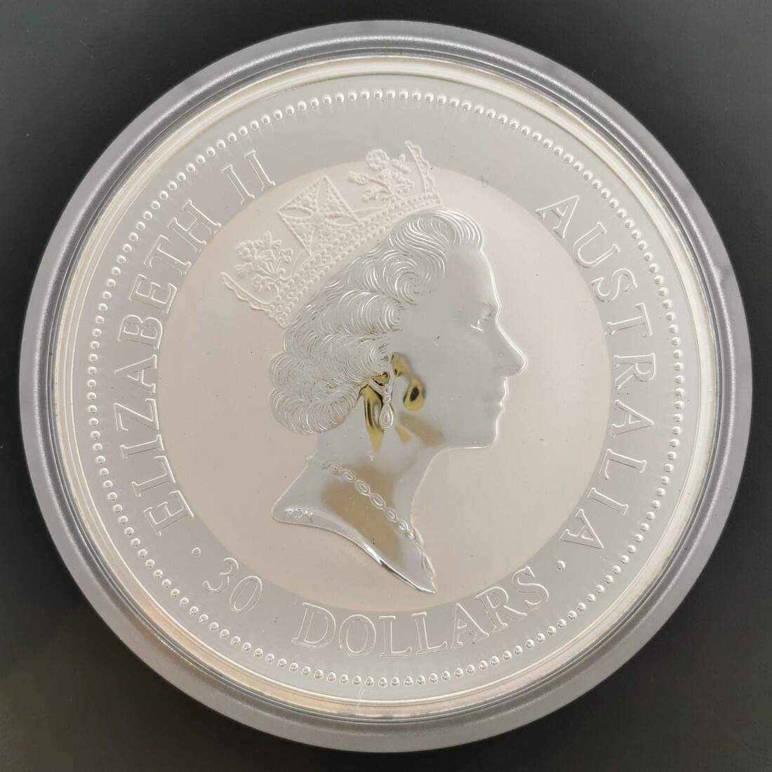 楽天市場】オーストラリア 30ドル銀貨 1998年 1キロ プルーフ 銀貨