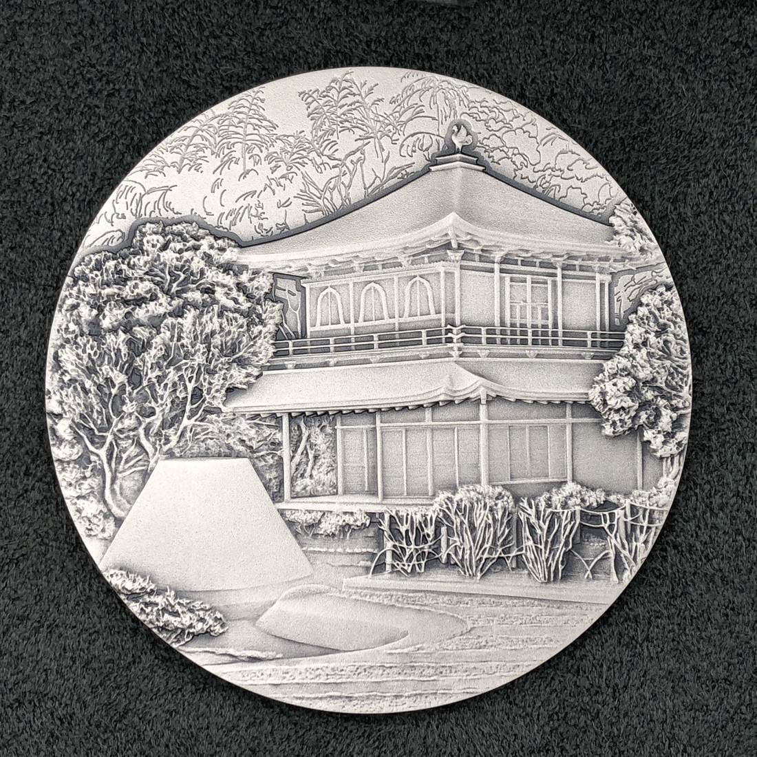 楽天市場】国宝章牌「慈照寺」造幣局 記念メダル（純銀製）銀メダル