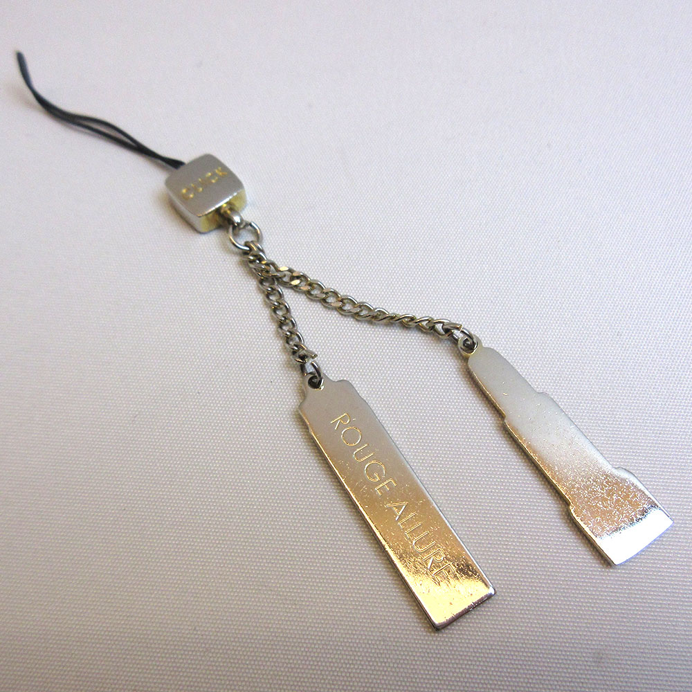 楽天市場】シャネル 携帯ストラップ 金色×黒×赤 ルージュモチーフ 口紅