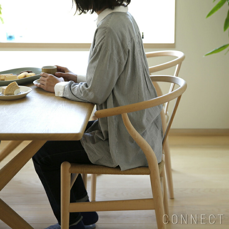 芝犬コロ新品未使用カールハンセン&サンCH24ワイチェアチーク材正規品1