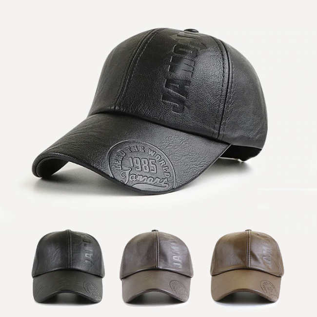楽天市場】レザーキャップ メンズ キャップ レザー エコレザー メンズ