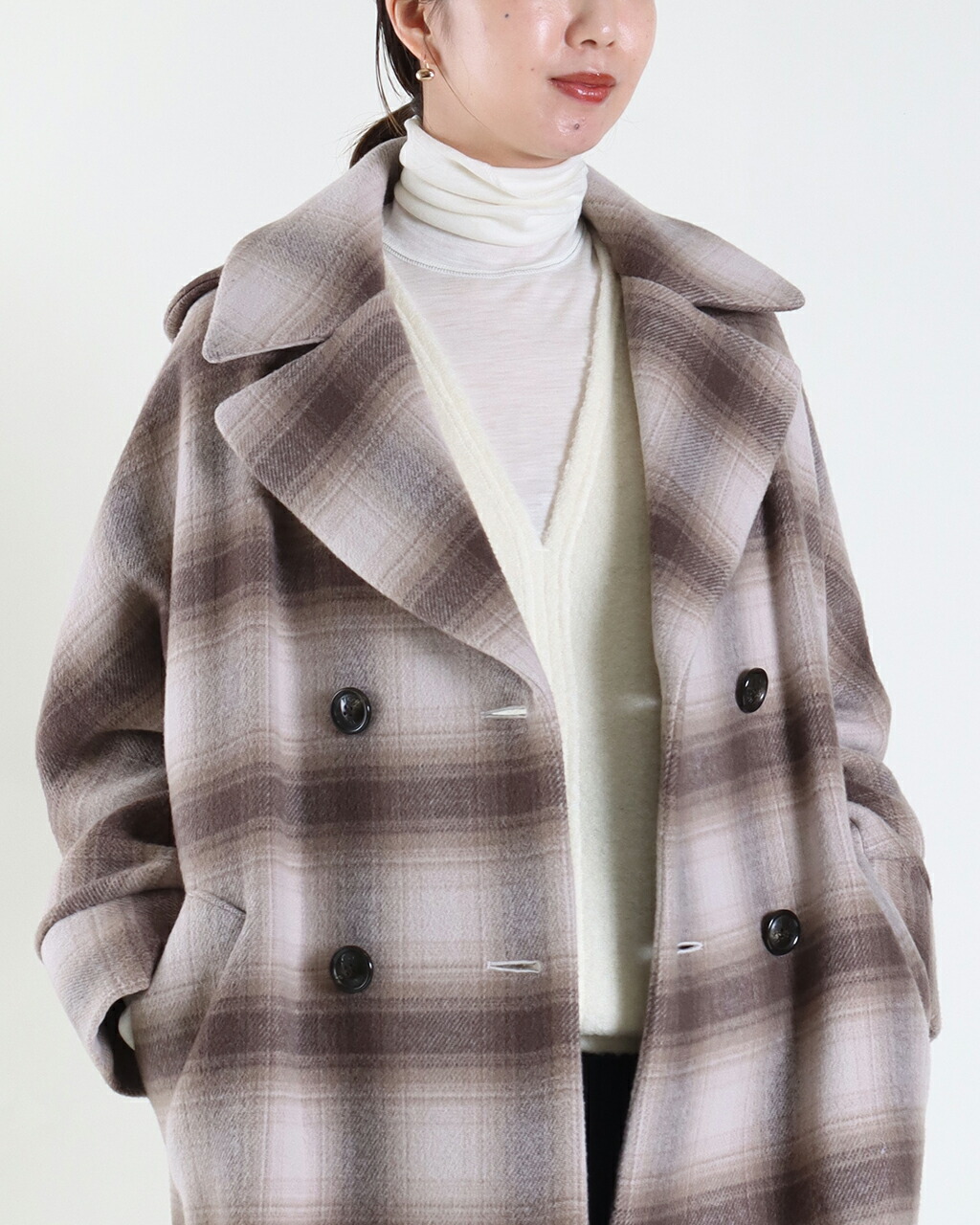 楽天市場】TICCA ティッカ コート チェック テントコート TBDA-223