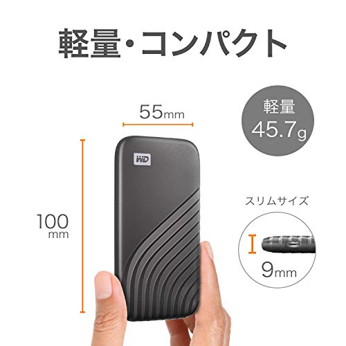 楽天市場】ウエスタンデジタル(Western Digital)WD ポータブルSSD 2TB