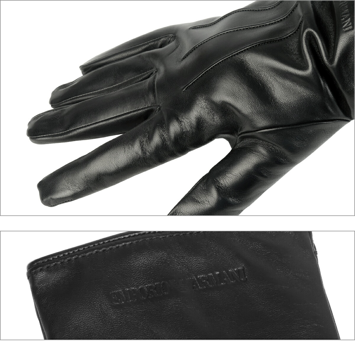 楽天市場】エンポリオアルマーニ 手袋 624139 CC203 00020 NERO S/M/L