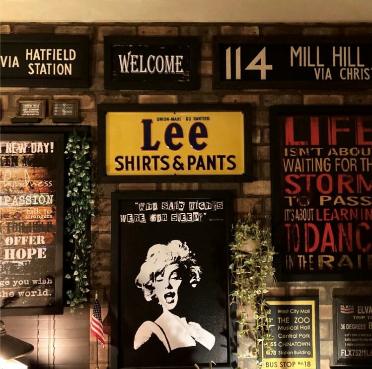 アメリカンビンテージLee 看板