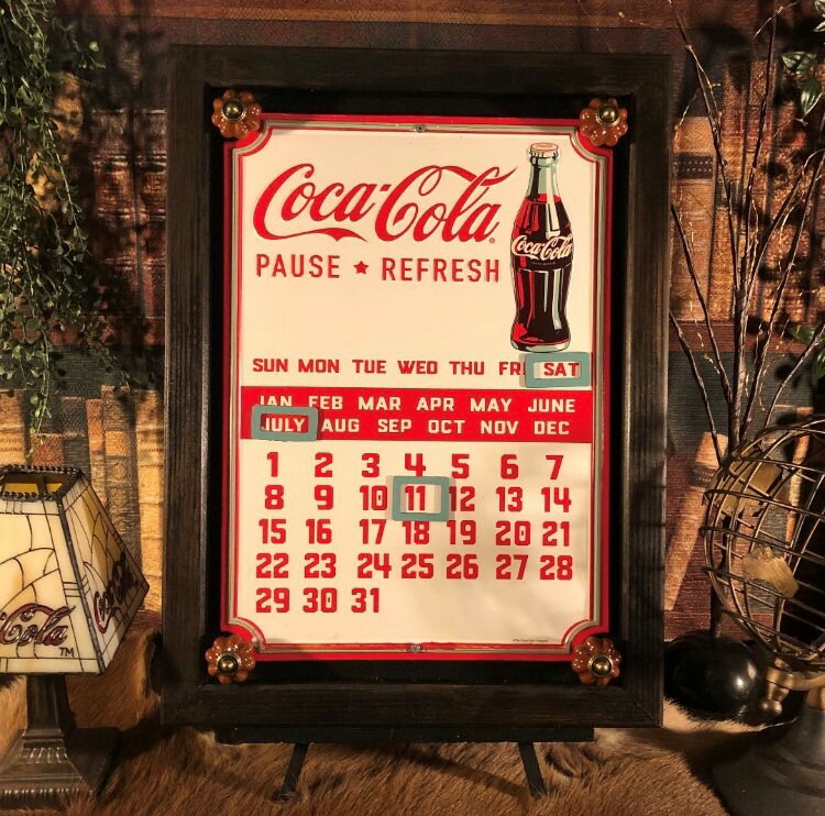 カレンダー コカ・コーラ Coca-Cola コカコーラ 永見コカコーラ