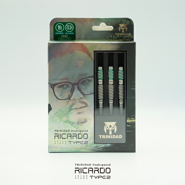 楽天市場】ダーツ バレル TRiNiDAD Undisputed RICARDO2 浅田斉吾 選手