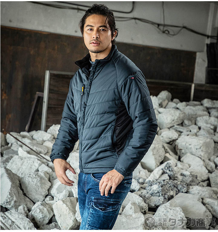 防風ストレッチ軽防寒ブルゾン(ユニセックス) [バートル/7410] 3L