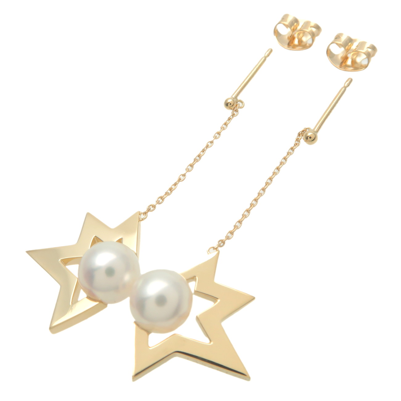 楽天市場】TASAKI タサキ コメット プラス パール ピアス K18YG 750YG