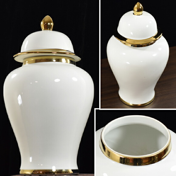 白有蓋壺骨董壺ヴィンテージキャニスター古民家茶壺レトロ明治大正