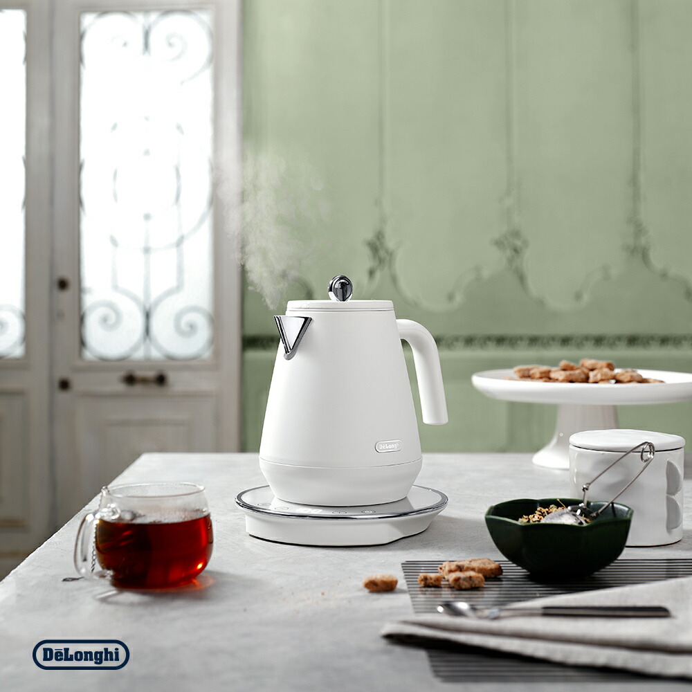 楽天市場】デロンギ エクレティカ 温度設定機能付き電気ケトル ウィム