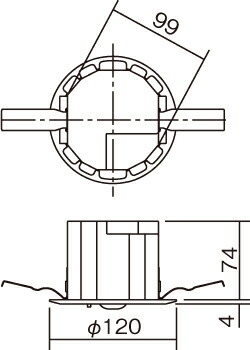 楽天市場】NNFB93605C 天井埋込型 ( 昼白色 ) パナソニック Panasonic