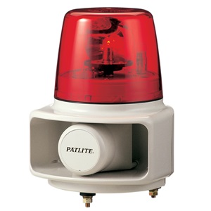 パトライト回転灯一体型 音声合成報知器□型式:RT-24VF-R(EK+