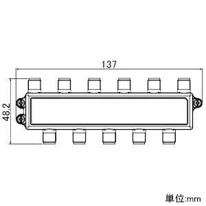 楽天市場】Abaniact TV分配器 10分配器 4K・8K対応 入力・出力1端子間