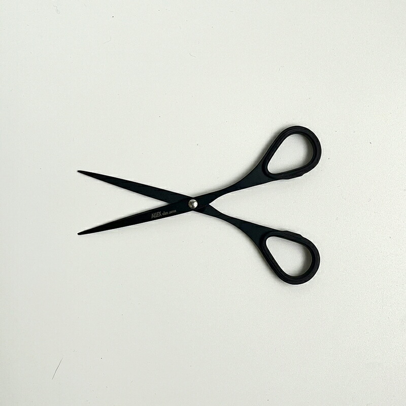 楽天市場】はさみ ALLEX アレックス ハサミ スリム140 ブラック フッ素