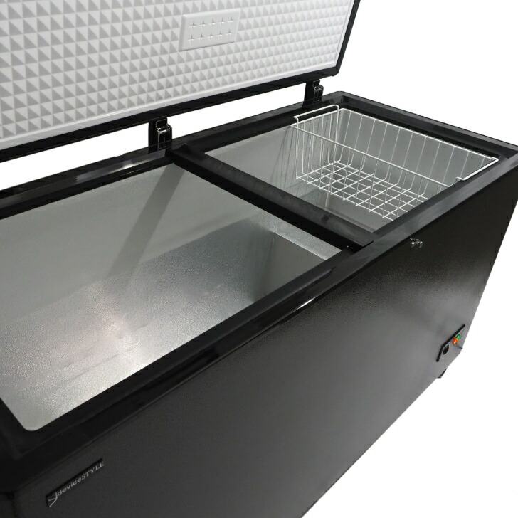 ディバイスタイルブラック冷凍庫 大型200L