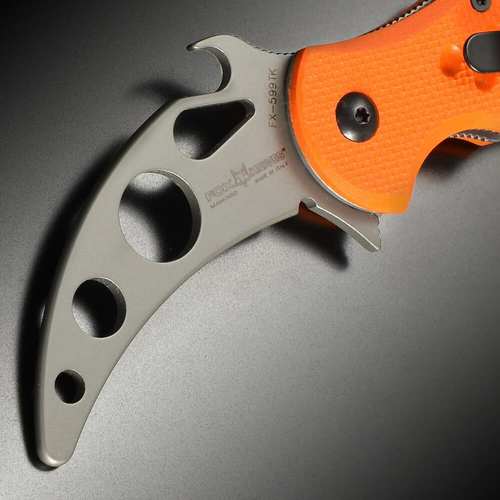 楽天市場】FOX KNIVES トレーニングナイフ Small Karambit Trainer