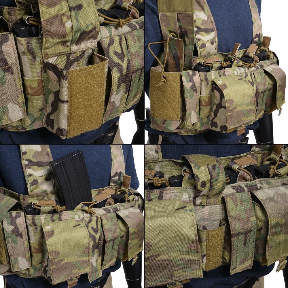 楽天市場】VTAC チェストリグ M4マグ4本・ピストルマグ2本収納可 VTAC