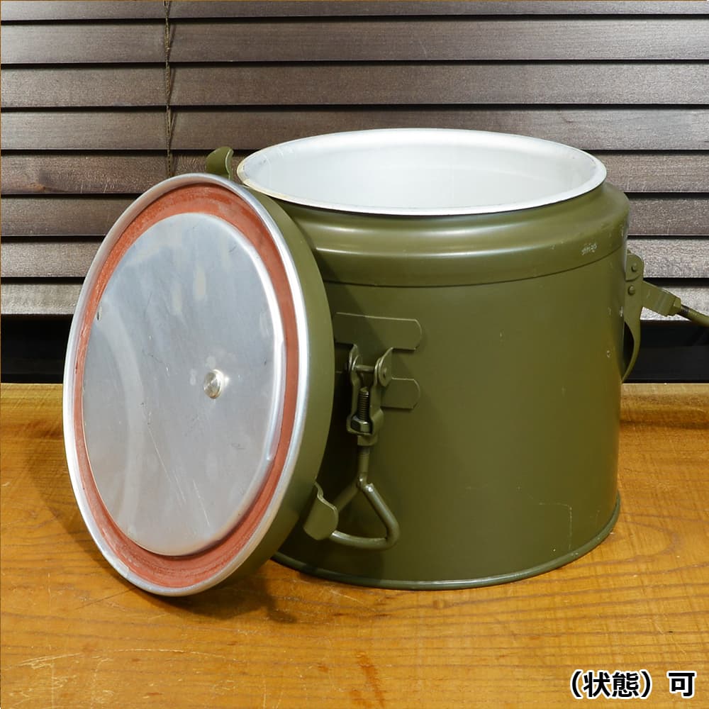 楽天市場】チェコ軍放出品 フードコンテナ 保温コンテナ 5L スチール製