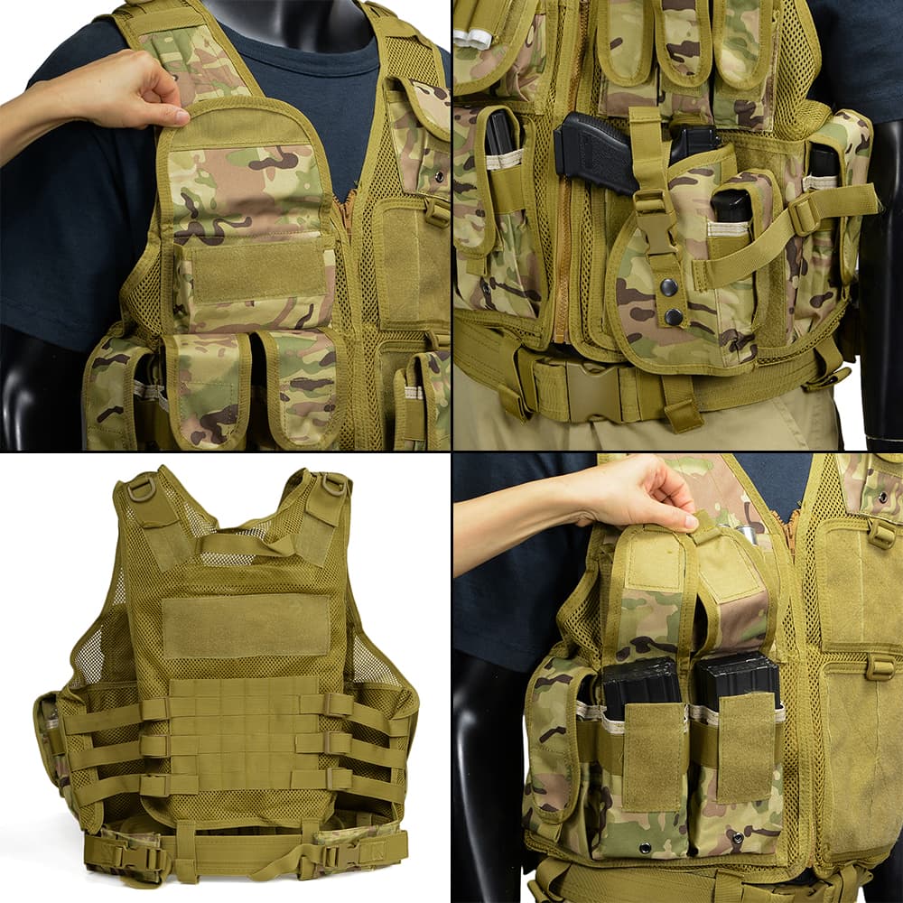 楽天市場】タクティカルベスト 固定式マグポーチ MOLLE装備対応