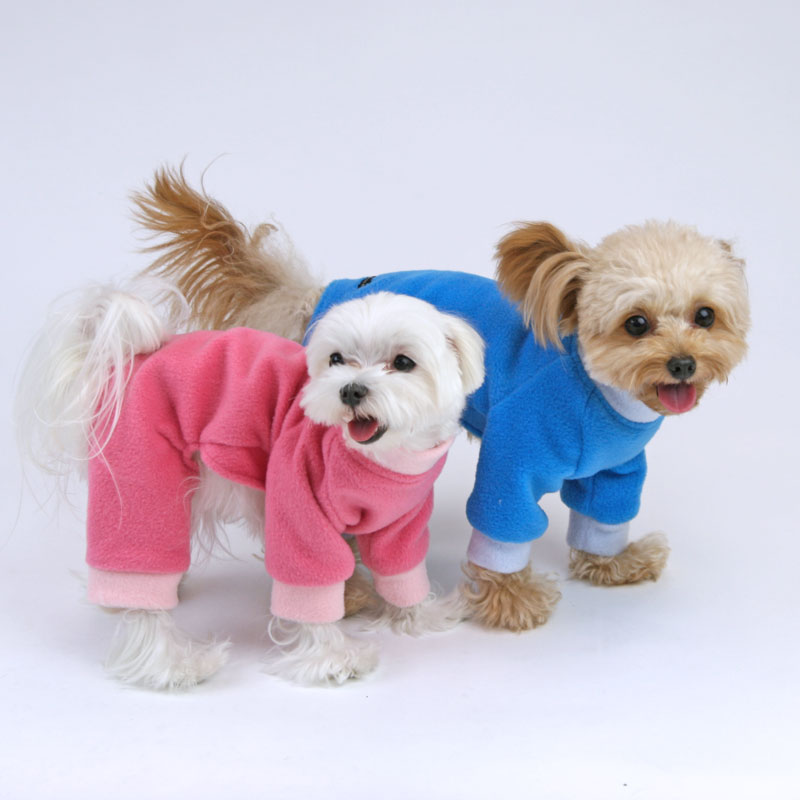 No.32 ハンドメイド犬服 ハイネックパーカーワンピース