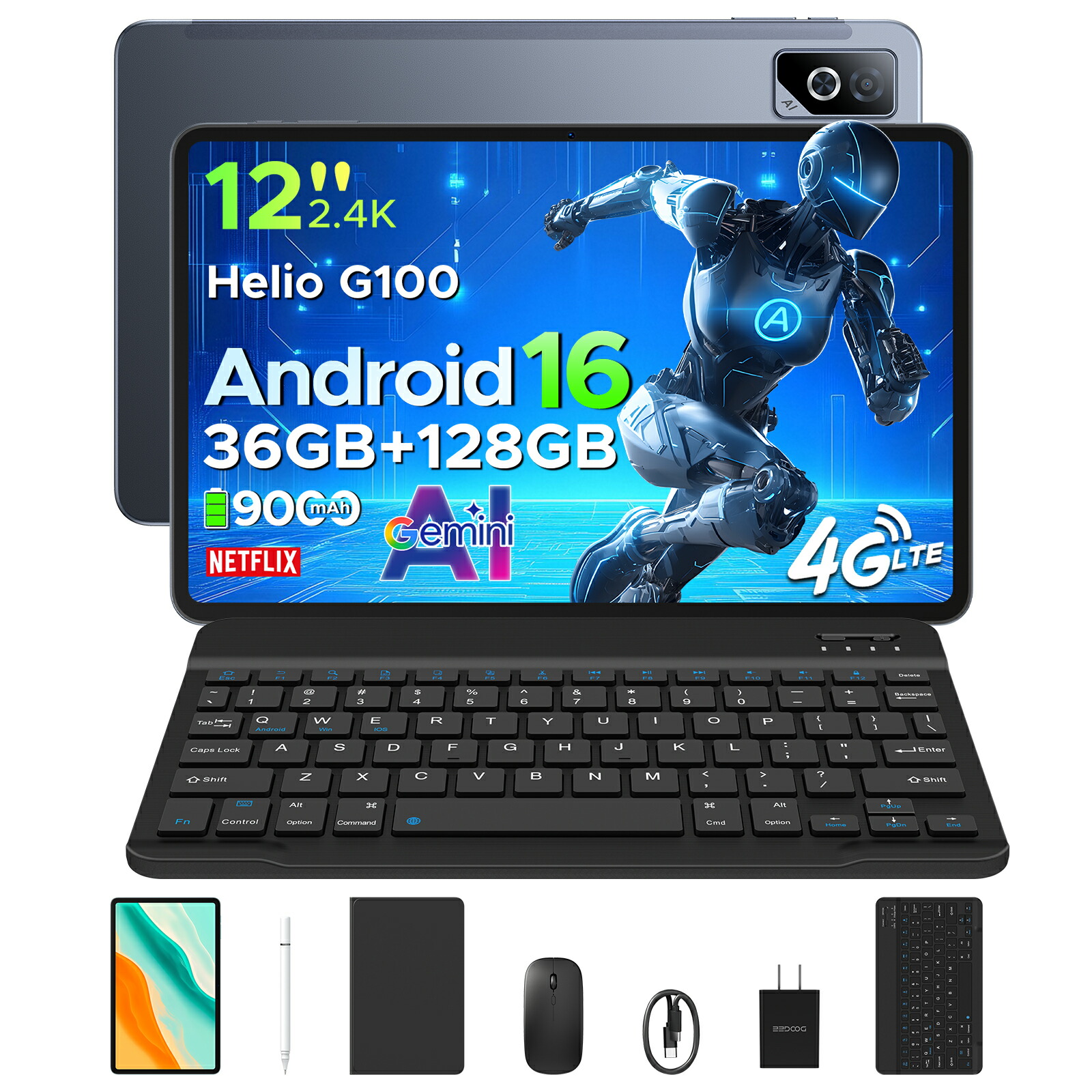 楽天市場】【最新発売 Android 16 大画面タブレット】DOOGEE TABG6PRO