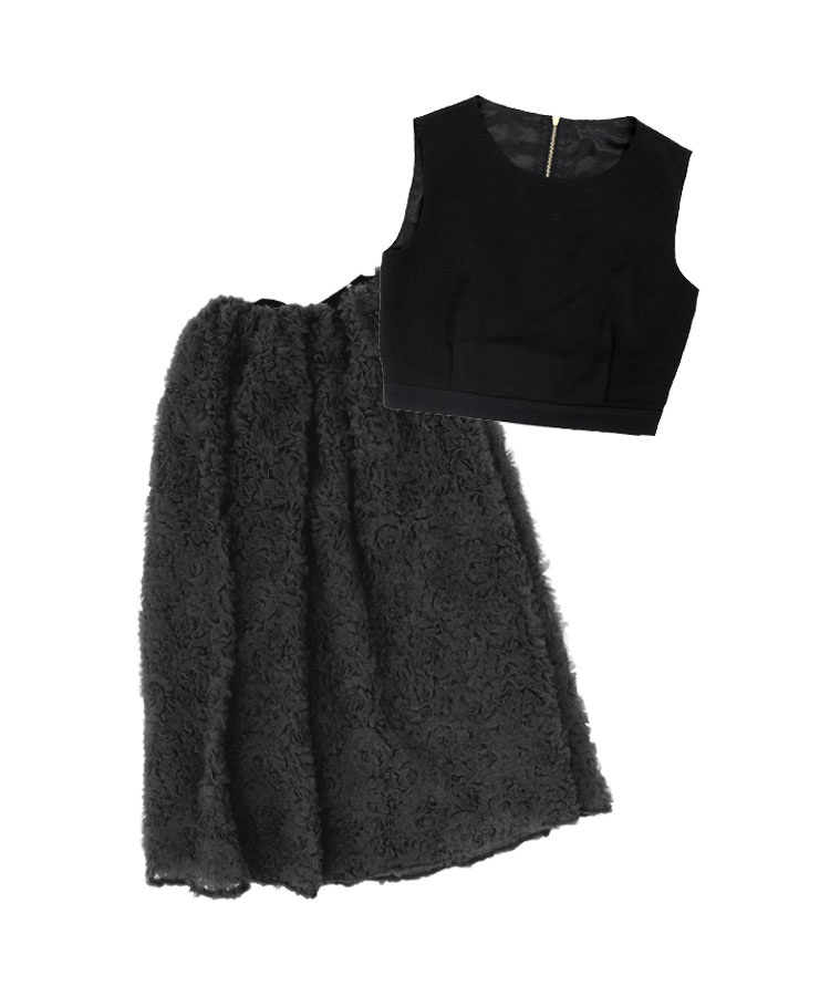 スーツ・フォーマル・ドレス ANDRESD mocomocoset up half sleeve