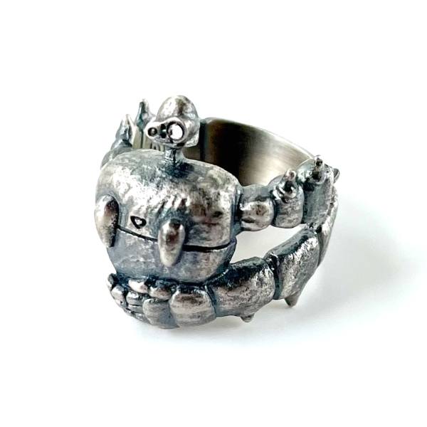 楽天市場】ジブリ グッズ 天空の城ラピュタ 指輪シルバーロボット兵(1